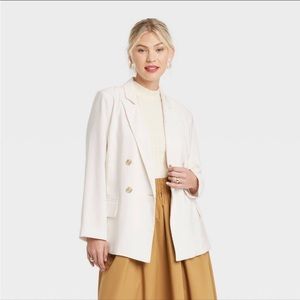 A New Day women’s essential blazer in cream